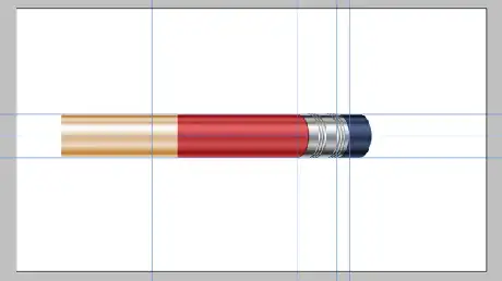 Tail Part of Craft Stunning Pencil Icon with Photoshop