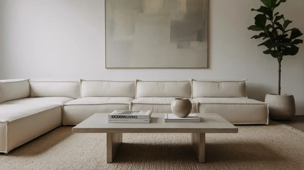 Modern Neutral Living Room Ideas