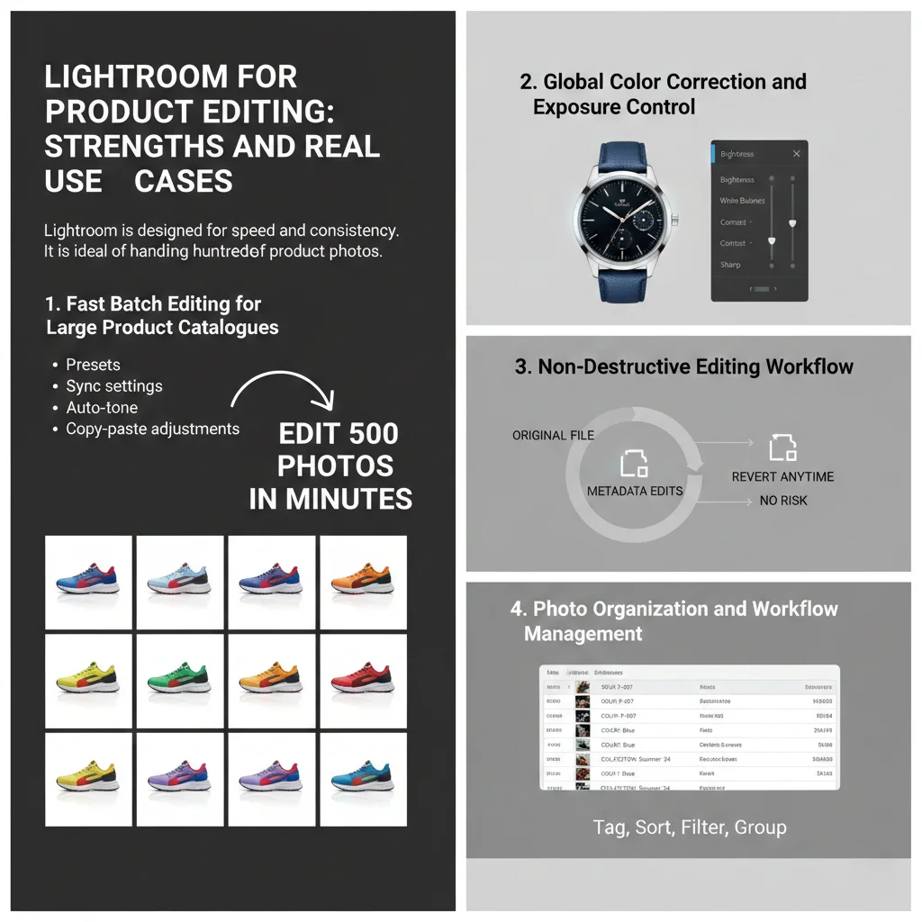 Lightroom for Product Editing: Strengths and Real Use Cases