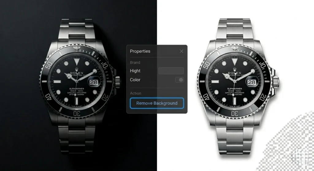 Remove Black Background from Product Images