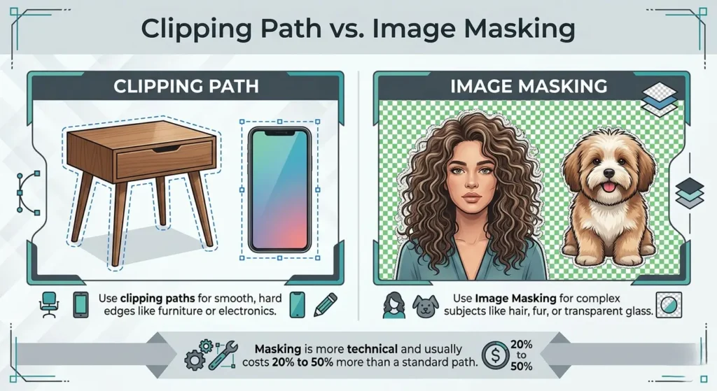 Clipping path pricing 