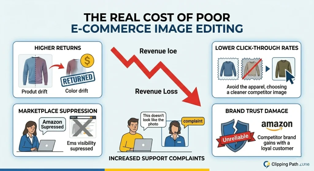E-commerce photo retouching